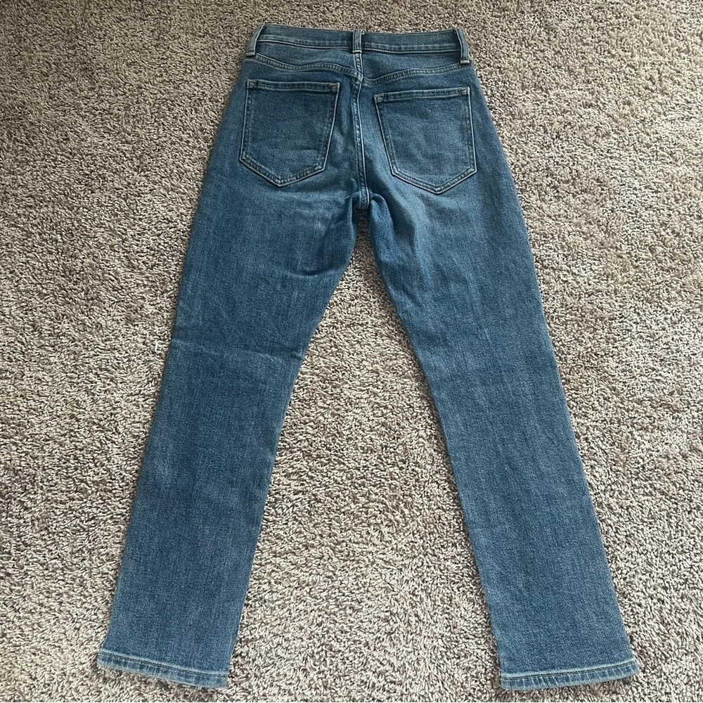 {Banana Republic} High Rise Straight Medium Wash Jeans - Picture 8 of 10